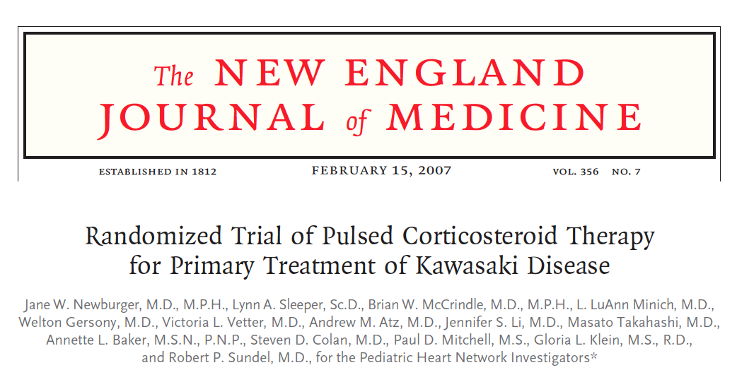 ステロイドは川崎病の治療に有効か アメリカ編 ドクターキッド Dr Kid